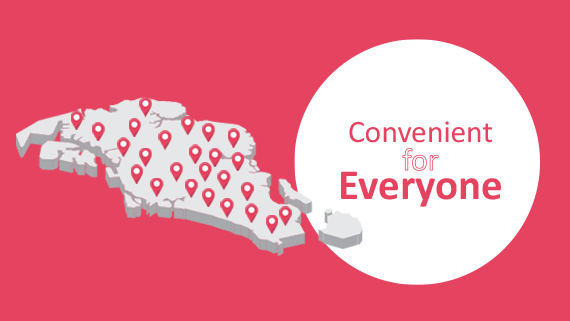 Convenient for everyone